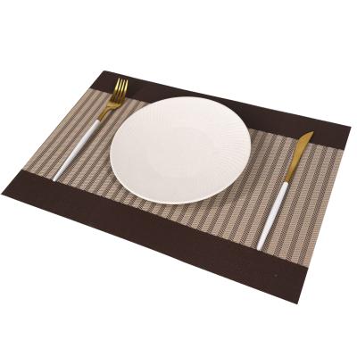 China Placemat decorates dining table Western restaurant table mat in fashion style Textilene fabric en venta