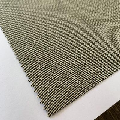 China Anti-UV Semi-shut/ full shut sunshade cloth sunscreen material fabric Textilene mesh fabric en venta