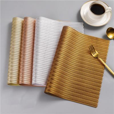 China Manufacturer PVC Placemats & Table Mats  in thermal insulation and oilproof kitchen mat en venta