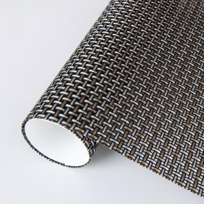 China UV / Water / Stain  resistance PVC coated Textilene mesh fabric 4X4 woven for sale