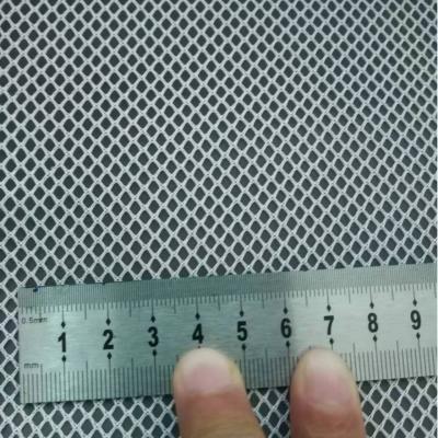 China 100% Polyester Warp Knitted Gingham Mesh for Embroidery Backing diamond mesh en venta