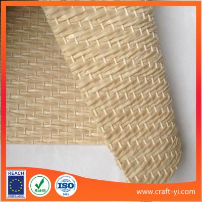 China creamy white PP woven fabric in Textilene PVC coated mesh fabric weave for mat for sale