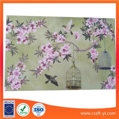 China Kitchen & Table Table Mat Heat Insulation coasters in printing Textilene fabric for sale