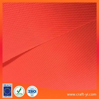 China Red color Sling Fabric for Outdoor Furniture lawn chairs or mat Textilene mesh Fabric 2X1 weave for sale