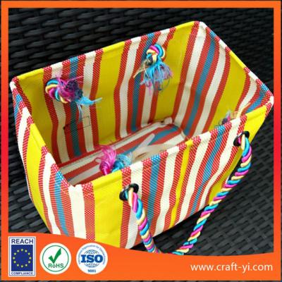 China Textilene bag reuse Easy clean for shoping  bag with High-tensile strength for sale