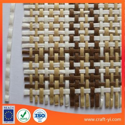 China Straw hat fabric paper straw woven fabric lala grass monofilament cloth for sale