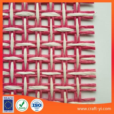 China paper woven mesh fabric in eco-friendly material supplier from china in different colors for sale