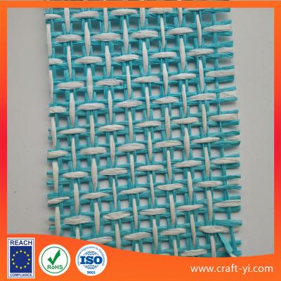 China supply Natural Grass & Paper woven fabric cloth in mesh style for sale