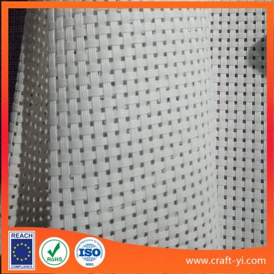 China Textilene mesh fabric materials 4X4 30%polyester yarn with 70%PVC coating for sale