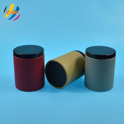 China Coffee 125mm High CMYK Colors Cardboard Tube With Lid for sale