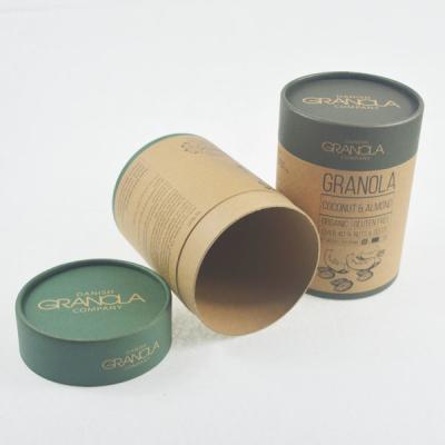 China Chocolate de H200mm 15m m Dia Kraft Tube Packaging For en venta