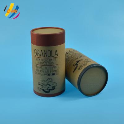 China Biodegradable SGS Paperboard Tube Packaging For Food en venta