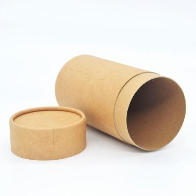 China Airtight CMYK Color Kraft Tube Packaging For Food for sale