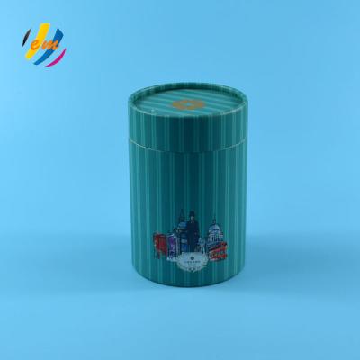 China Embossing 125mm Diameter Carton Tube Packaging For Food for sale