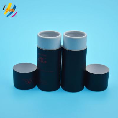 China Gold Foil Airtight Cosmetic Kraft Cylinder Packaging for sale