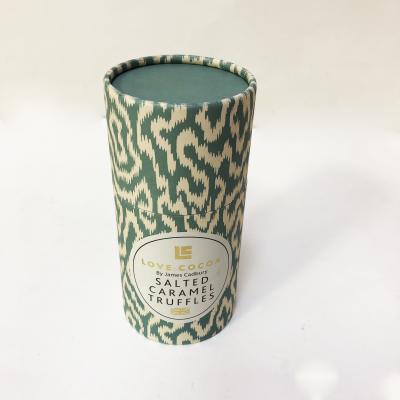 China Matt Lamination Biodegradable 1.128g Cardboard Tube Packaging for sale