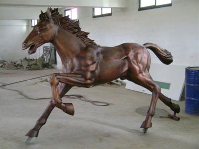 China Running Bronze Horse Sculpture for sale