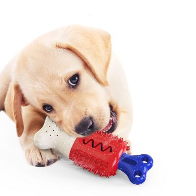 China Stored Pet Supplies Dog Chew Toy Clean Teeth Dog Plays Teething Stick Pet Toothbrush Dog Toys Eco-Friendly for sale