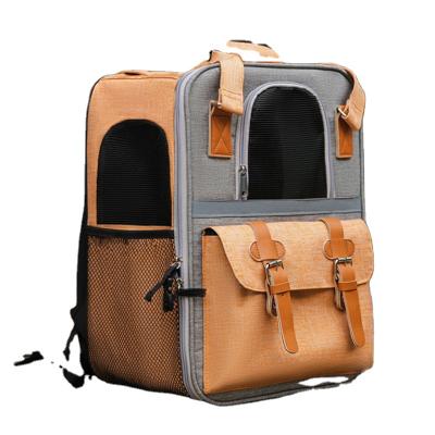 China Wholesale Portable Large Capacity Thoughtful Cat Backpack Dog Stored Duffel Bag for sale