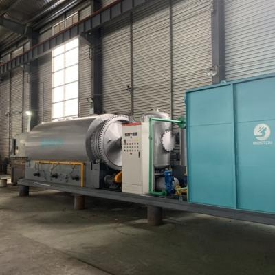 China Building Material Shops Beston Waste Recycling Machine Pyrolysis Machine Skid Mounted Mini Mobile Waste Tire Pyrolysis Plant for sale