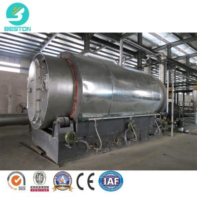 China Hot air& Directly Beston BLJ-6 scrap rubber pyrolysis machine price for sale for sale