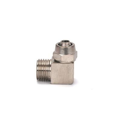 China Air manufacturers direct selling hot nickel plating brass fittings elbow mist female pipe fittings for sale