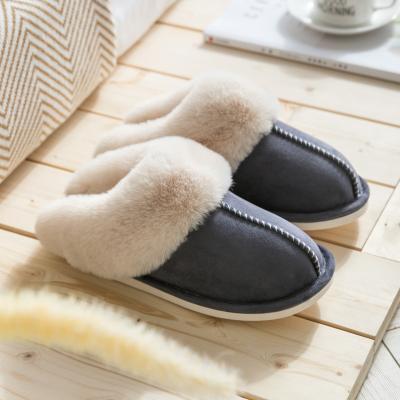 China Wholesale High Quality Thermal Indoor Slippers Plush Winter Comfortable Anti-skid Warm Slippers Bedroom Slippers for sale