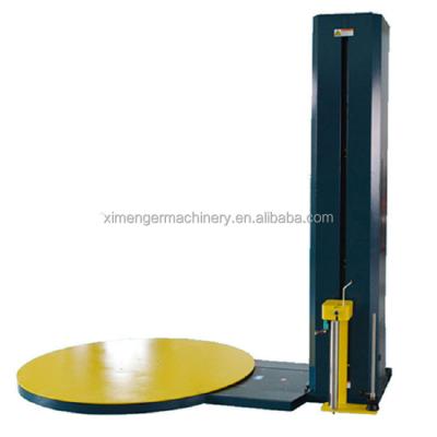 China Garment Shops Automatic Wooden Case Plastic Film Stretch Wrapping Machine Price for sale