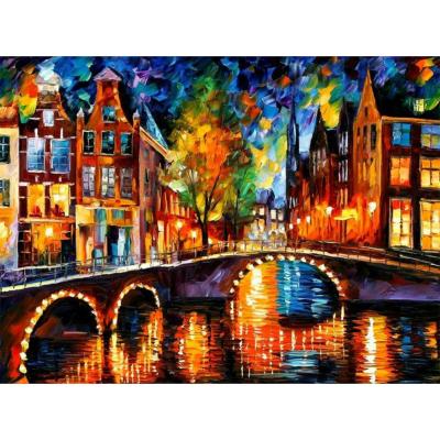 China American Style Diamond Painting Kit Rhinestone Embroidery 5D Full Crystal Diamond Mosaic DIY Painted Street Scenery Diamond Painting Gift for sale