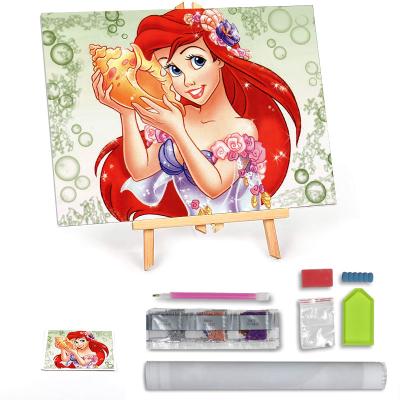 China New classic/postmodern cartoon diamond painting frozen square/custom cartoon painting round diamond kits for kids for sale