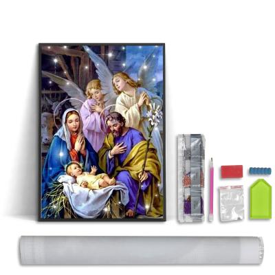 China New Hot Selling 5D Classic/Postmodern Diamond Painting Religious Art Jesus Diamond Dots Painting for sale