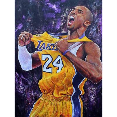 China Custom Diy Sports Diamond Painting 5D Kobe Diamond Painting Full Drill Set for sale