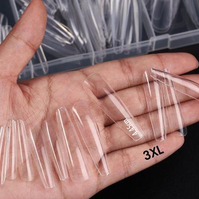 China BTartbox 500pcs/box XXL Design Ballerina Nails Extra Long Ballerina Fake Nails Fake Nails OEM Custom for sale