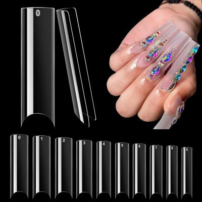 China BTartbox 250pcs/box Factory Price Design C Curve Nail Tips Clear Natural Nail Tips for sale