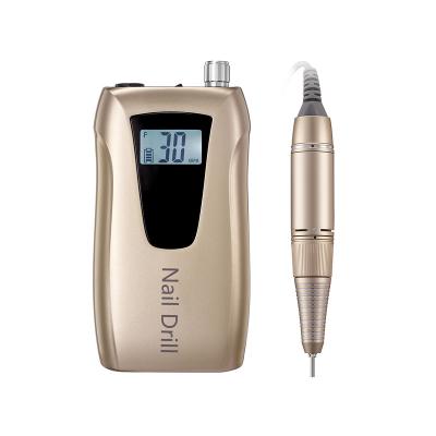 China Amazon Hot Sale BTArtbox Portable Rechargeable Nail Drill Machine 35000 RPM Micromotor Handpiece Professional Electric Manicure LBG-DMJ-03 for sale