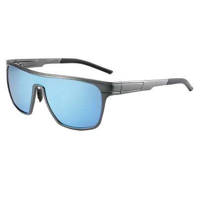 China Fashion Sunglasses Custom One Piece Lens Sport Aluminum Polarized Sunglasses for sale