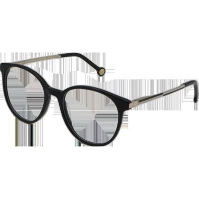 China Fashion Round Acetate Eyeglasses Stainless Steel Women Optical And Reading Glasses Frame for sale