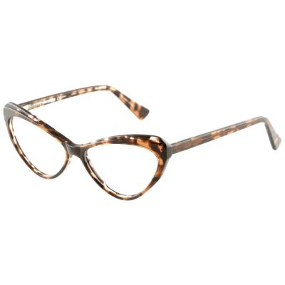 China Fashionable Optical Frame Customized Luxury Fashion Women Acetate Cat Eye Optical Frames Glasses Glasses for sale