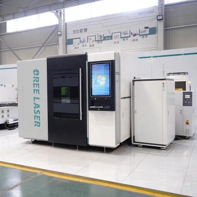 China Laser CUTTING 3000W 4kw 6000w CNC Fiber Laser Cutter For Steel Aluminum Sheet Metal Laser Cutting Machine for sale