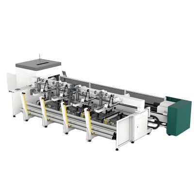 China Laser CUTTING Automatic 2000W 3000W 6000W Square Tube And Round Tube Fiber Optic Tube Cutting Machine for sale