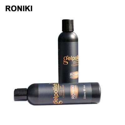 China OEM professional non-toxic color nail salon RONIKI logo UV gel nail polish custom wholesale private label bulk for sale