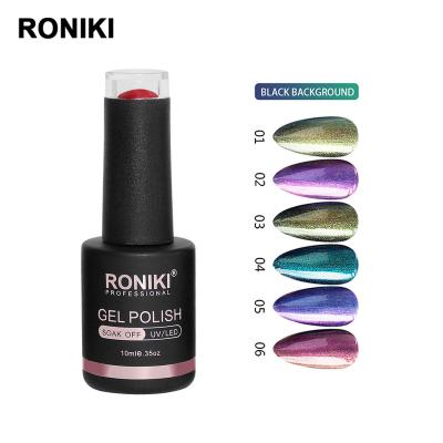 China Wholesale RONIKI Fashion Global Esmaltes Organic Custom Logo Soak Off Color Gel Polish Mermaid Series for sale