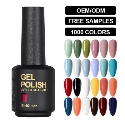 China Custom RONIKI Gel Nail Polish Permanent Private Label OEM Color Gel Polish UV Led Nail Polish For Nail Painting Gel Polish for sale