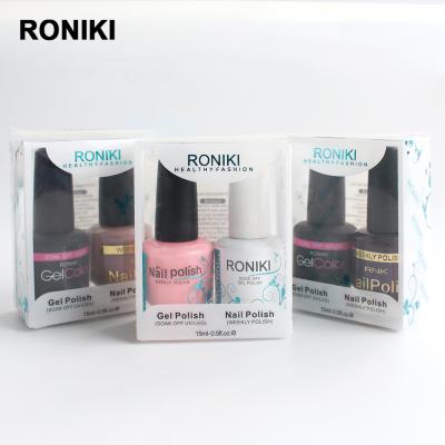 China Wholesale Free Samples of NAILS RONIKI Easy Soak Off Color Gel Nail Polish Set for sale