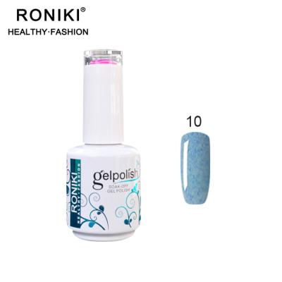 China RONIKI Eco-Friendly Create Your Own Brand Nail Supply 15ml Glass Bottle Fur Gel Polish for sale