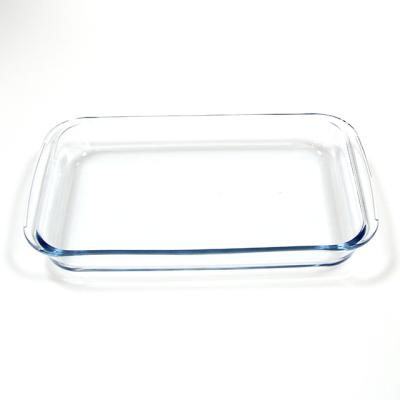 China Sustainable International Market Price Tempered Glass Bakeware Molds Glass Bakeing Trays for sale