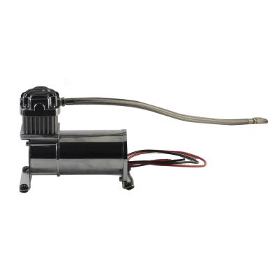 China New Universal STAINLESS STEEL DC 12V/24v 180psi Modified Car Air Suspension Compressor Compressor 130W for sale