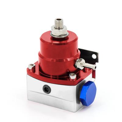 China A1000 Aluminum Universal Injection Bypass Adjustable Fuel Pressure Regulator Red for sale