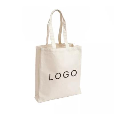 China Canvas Reusable Promotional Tote Shopping Bag Cotton Custom Printed Organic Logo for sale