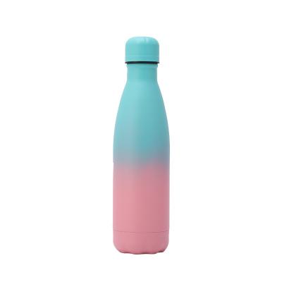 China 500ml Stainless Steel Water Bottle Eco Friendly Wholesale Business Gradient Color Custom Logo for sale